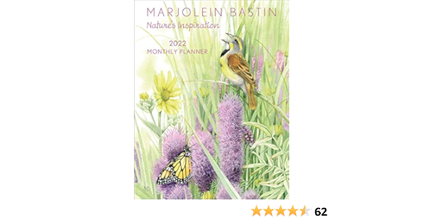 Marjolein Bastin Nature's Inspiration 2022 Large Monthly Planner Calendar: Bastin, Marjolein: 0050837439832: Amazon.com: Books
