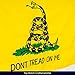 Dont Tread On Me Flag 3 x 5' ft | Gadsden Tea Party Flag | Nylon Embroidered Snake | Quadruple Stitched Fly End | 100% Guarantee | Brass Grommets for Easy Display | Premium Quality