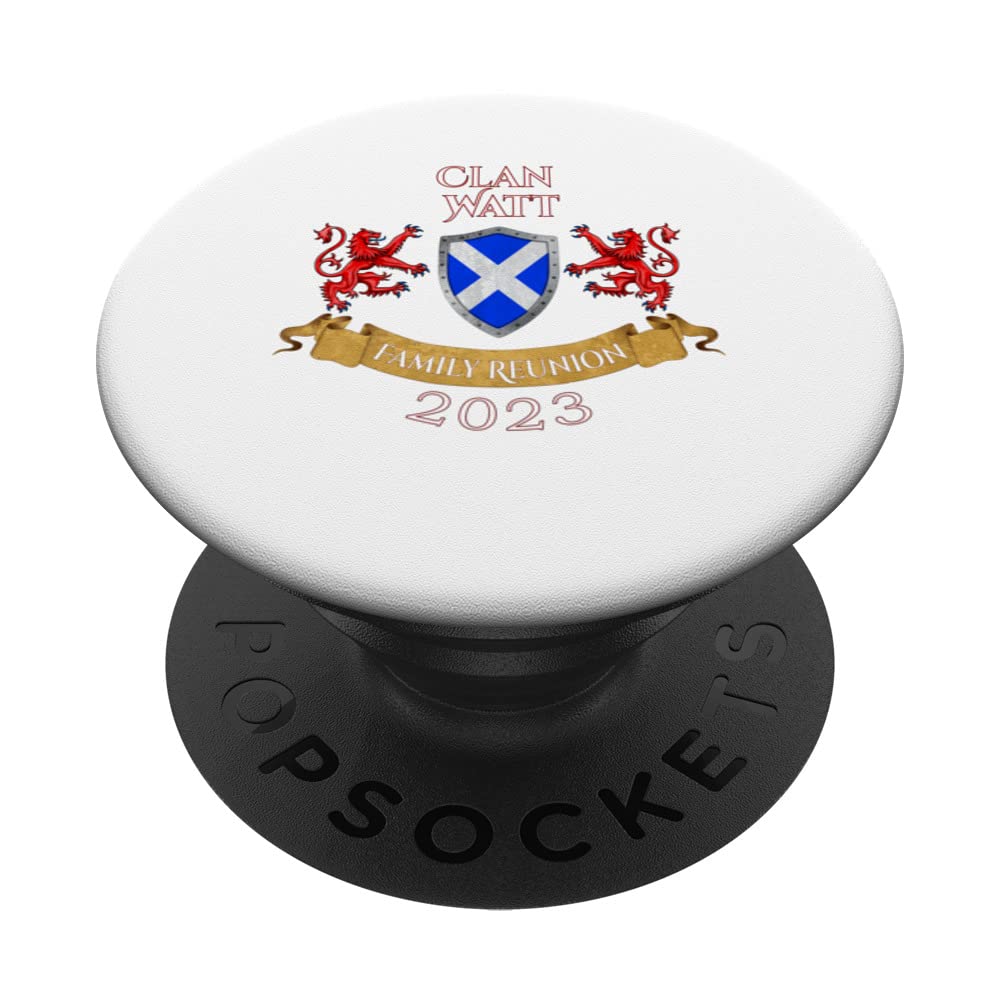 Watt Family Reunion 2023 Scottish Clan PopSockets Swappable PopGrip