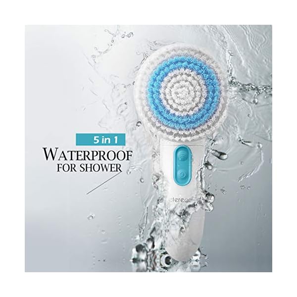 Facial-Cleansing-Brush2021-UpgradedETEREAUTY-Face-Brush-IPX7-Waterproof-5-in-1-Portable-Exfoliating-Brush-for-Skin-Care Facial Cleansing Brush,【2021 Upgraded】ETEREAUTY Face Brush IPX7 Waterproof 5 in 1 Portable Exfoliating Brush for Skin…
