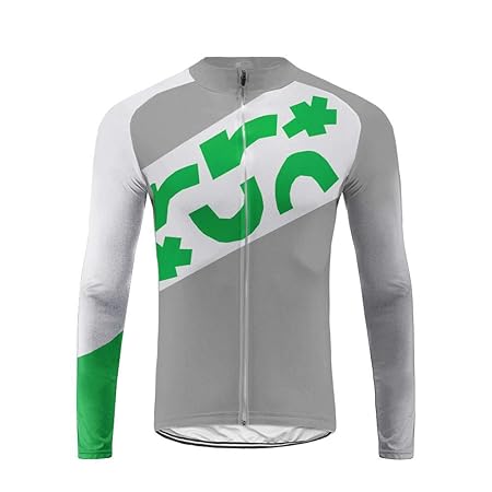 Uglyfrog Fahrradtrikot Herren Winter Herbst Fahrrad Trikot Fleece Thermo Langarm Fahrradbekleidung Fahrradtrikot Männer Runni