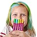 Hair Chalk Birthday Gifts for Girls + Bonus Unicorn Bracelet –Perfect for Halloween-Temporary Hair Chalk Color for Kids – 12 Hair Chalk Pens Set Idea for Girls from 3 to 12 Years Old