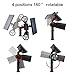 Solar Spotlight, Hallomall Dual Head Adjustable Solar Wall /In-ground 2-in-1 Outdoor Lights, 350Lumens Max 6LED Waterproof Landscape Lighting for Pathway Driveway Deck Lawn