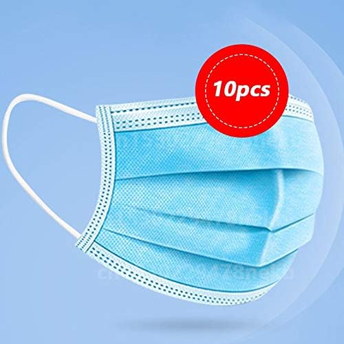 AVHK 3 PLY 10PCS Filter 3-ply Face Non-Woven Masks Disposable Personal Protection Dust-Proof Anti Spittle Eye Mask