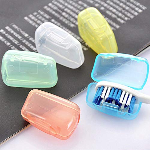 Toothbrush Cover Protector Camping Cleaning Cover 5 Pcs For Home Travel
