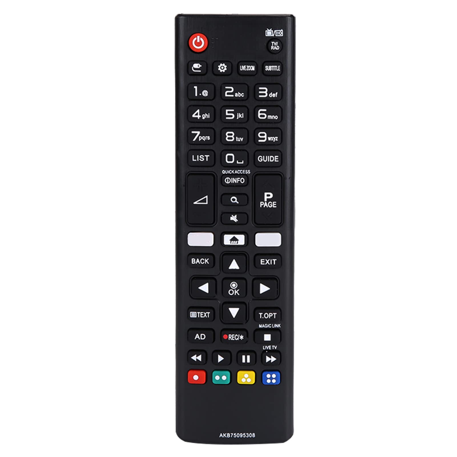 Universal Remote Control Replacement for AKB750953 Series Smart TVs - Compatible with AKB75095304/05/06/08 Models, 100% Fit for Fire TV Remote Replacement AKB75095305 AKB75095306 AKB75095308