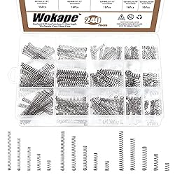 Wokape 240Pcs 15 Sizes Compression Springs