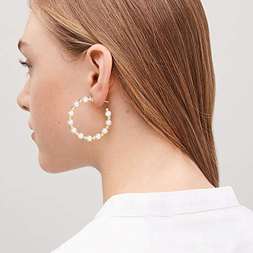 36 Pairs Fashion Earrings Set with Tassel for Women Girls Gold Cross Dangle Leaf Earrings Bohemian Acrylic Hoop Stud Earrings for Birthday/Party/Dinner/Christmas - Thumbnail 4