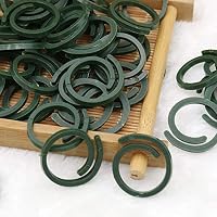KINGLAKE 100 Anillos de plástico para Plantas con Tallo Flexible ...