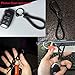 Zorratin Braided Weave Leather Key Fob Keychain Ring Grip Universal fit All Car Models