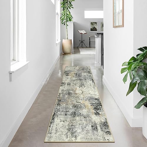 Lahome Modern Abstract Runner Rug