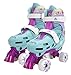 PlayWheels Disney Frozen Kids Classic Quad Roller Skates - Size 1-4
