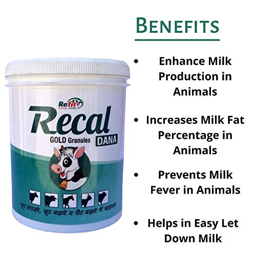 REFIT ANIMAL CARE Veterinary Milk Booster Supplement for Cows, Buffalo & Farm Animals (RECAL