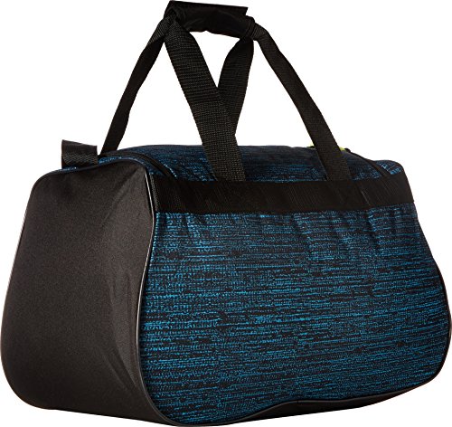 adidas Women's Diablo small duffel Bag, Bright Cyan Subdued/Black/Frozen Yellow, One Size