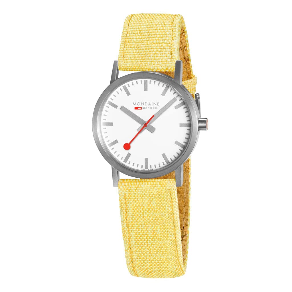 Mondaine Women Analog Quartz Watch with Textile Strap A6583032317SBE