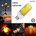 LED Flame Effect Light Bulb {UPDATED for 2018} DOWNWARD and UPWARD Fire Flickering Simulation Indoor Outdoor Lightbulb Standard E26 Socket, Cool Interior Exterior, Holiday, Atmosphere, Home Decor