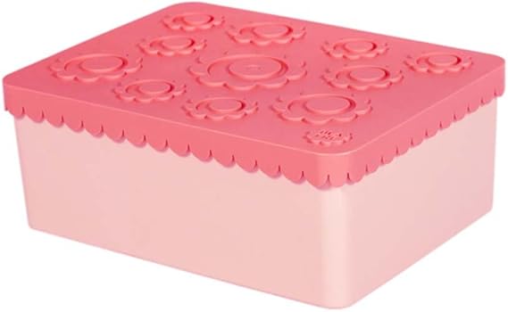Blafre Unisex Brotzeitbox Pink BL7561 Eckig Lunchbox 3 Fächer - Größe
