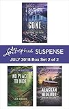 Harlequin Love Inspired Suspense July 2018 - Box Set 2 of 2: Gone\No Place to Hide\Alaskan Hideout