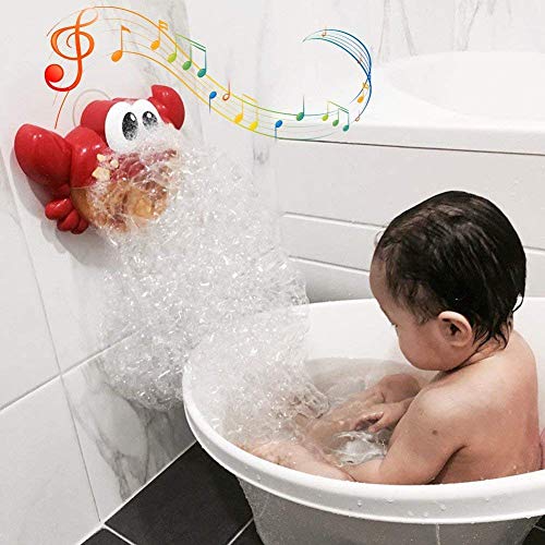 Jujuism Crab Bubble Maker Bath Toy with Music Sound Shower Bubble Making Machine Battery Operated for Baby Child - Thumbnail 6