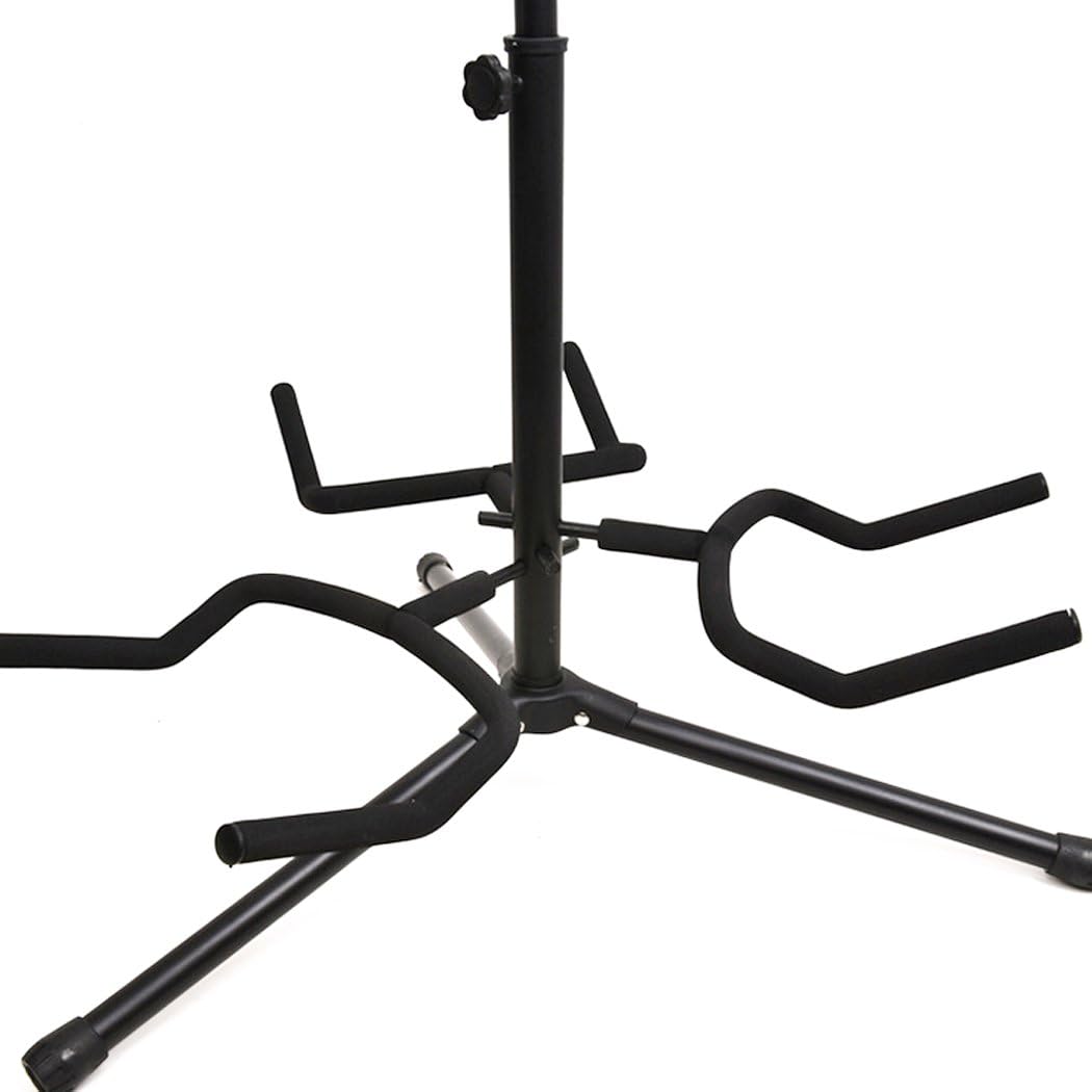 Wisfor Triple Guitar Stand, Musician’s Gear, Electric Acoustic and Base Holder, Traditional