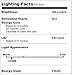 Led Filament Bulb Tubular Retro Vintage Edison T10 Style, Dimmable, E26 Medium Base, Warm Color Light, 450 Lumens, 40 Watt Incandescent Equivalent (Clear Color Glass, 4 Watt, Pack of 3)