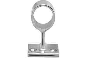 Boat Hand Rail Base, 60 Degree 316 Stainless Steel Handrail Fitting with Highly Polished Surface, for Ship Cabin Top Dashboar