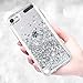 Maxdara Glitter iPod Touch 5 6 7 Case, iPod 5th 6th 7th Generation Case for Girls Children Liquid Bling Sparkle Pretty Case for iPod Touch 5th 6th 7th Generation (Silver)