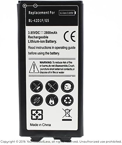 YN4L 2800maA Replacement Battery for LG G5 ; BL-42D1F