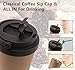 SOCOO 160Z Stainless Steel Insulated Coffee Mug with Lid, Leak Proof/Keep ICE Cold/Hot Travel Cup