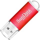 SunData 16GB USB Flash Drive 3 Pack USB 2.0 Memory Stick Blue Green Red view 3