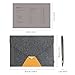 Inateck 13.3 Inch MacBook Air/ Macbook Pro with Retina Display Sleeve Case Cover Carrying Case, with 4-in-1 Mouse Pad Mat/ Cleaning Rug/ Protection Cloth - Dark Gray