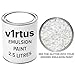 V1RTUS Silver + Gold Holographic Glitter Paint Crystal Additive 100g / 3.5oz for Acrylic, Latex, Emulsion - use Interior/Exterior - Wall Ceiling Wood Metal Varnish, Dead Flat, Matte, Soft Sheen, Silk