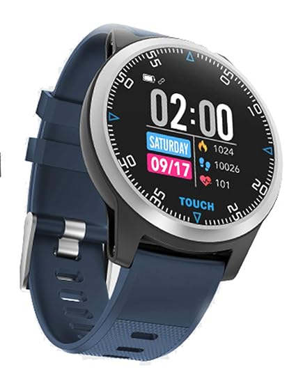 Amazon.com: RUIXFWA Electronic Watch Heart Rate Tension ECG ...