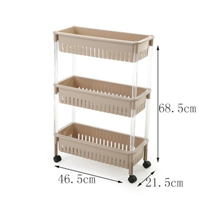 CRRQQ Rack de Almacenamiento Sección Gruesa Grande Nevera Estrecha ...