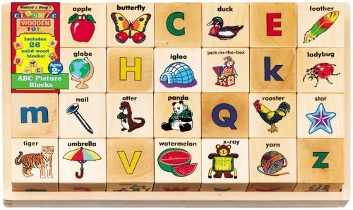 melissa and doug wooden abc blocks