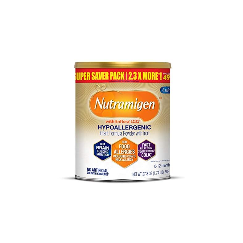 Enfamil Nutramigen Infant Formula, Hypoallergenic and Lactose Free Formula with Enflora LGG, Fast Relief from Severe…