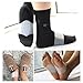 Lewonde 2 Plantar Fasciitis Arch Support Braces with Foot Massage Nodes - 2 Heel Spur Pain Relief Inserts for Flat Feet,High Arches,Overpronation,Foot Care (S/M, White Brace)