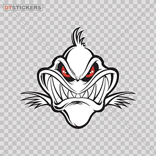 Fishing Sizes Variations Vinyl Sticker Decals Skeleton Fish Bones Truck Motorcycle Helmet Sports Bike (5 X 4,35 in.) Fully Waterproof Printed Vinyl Sticker