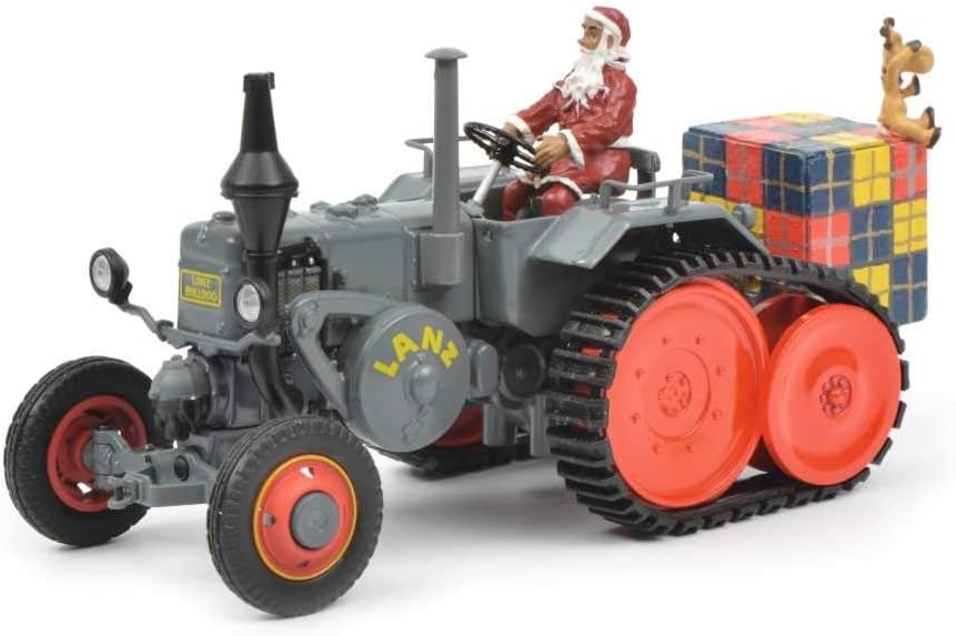 Schuco 450770300 Lanz Christmas 450770300-Lanz 2018 1:32 Model Car Model Vehicle Multi-Coloured, Multicoloured