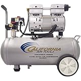 California Air Tools 6010LFC 1.0 HP Ultra Quiet and Oil-Free Industrial Air Compressor, 6.0-Gallon