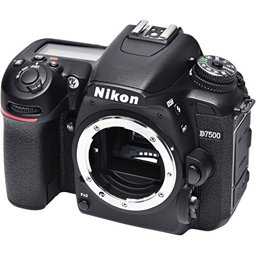 Nikon D7500 Wi-Fi 4K Digital SLR Camera with 18-300mm VR DX Lens, Case & 32GB Card + Flash + Battery & Charger + Tripod + Strap + 3 Filters Kit
