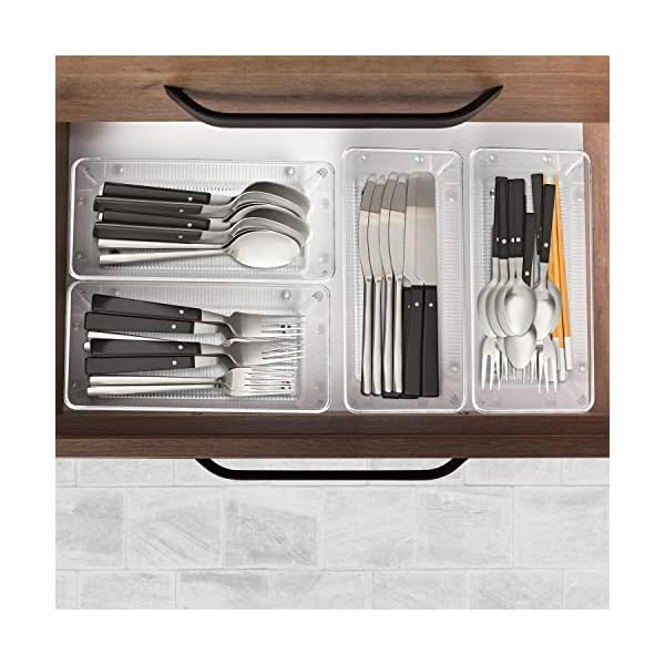 Kurtzy-Kitchen-Fridge-Cupboard-Storage-Trays-8-Pack-20cm787-Inches-Overall-Length-Clear-Plastic-Refrigerator-Bins-Bathroom-Pantry-Drawer-Freezer-and-Home-Storage-Organiser-Containers Kurtzy Kitchen Fridge & Cupboard Storage Trays (8 Pack) - 20cm/7.87 Inches Overall Length - Clear Plastic Refrigerator…