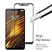 [2-Pack]Jbao Direct Xiaomi Pocophone F1 Screen Protector, 9H Hardness [Scratch Resistant][Anti-Fingerprint] [Bubble Free][Ultra Thin][Full Screen Coverage]Tempered Glass for Xiaomi Pocophone F1(Black)
