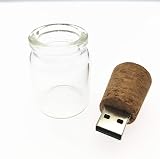 LXSINO 64GB USB 3.0 Flash Drive Walnut Drift Bottle Wood Box MR MRS Wedding Gift view 6