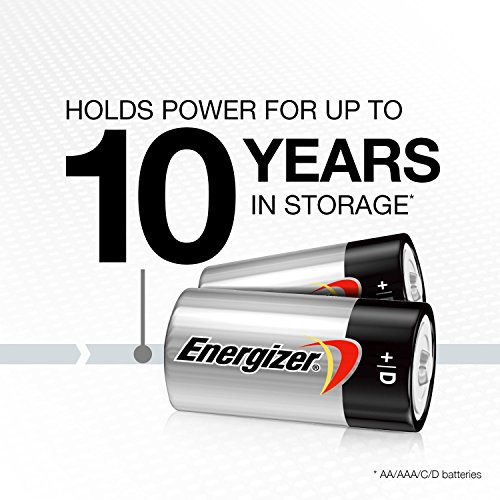 Energizer D Cell Batteries, Max Alkaline (4 Count) Amazon