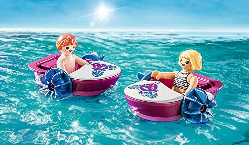 PLAYMOBIL Family Fun 70612 Paddleboot-Verleih mit Saftbar, Mit 2 schwimmfähigen Booten, Ab 4 Jahren – Bild 6