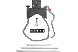 Starrett Shaft Alignment Clamp Set with Chain Clamp - 5-9" Posts, Anodized Aluminum - S668A