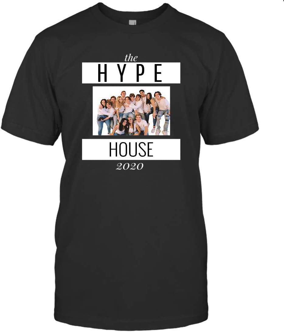 Hype House Tiktok Merch Charlie Damelio The Hype House Tiktok's Star Member Unisex Black Tee Shirt