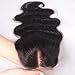 EVA HAIR Brazilian Body Wave Top Closure Unprocessed Human Hair Lace Closure Bleached Knots with Baby Hair Middle Part Closure