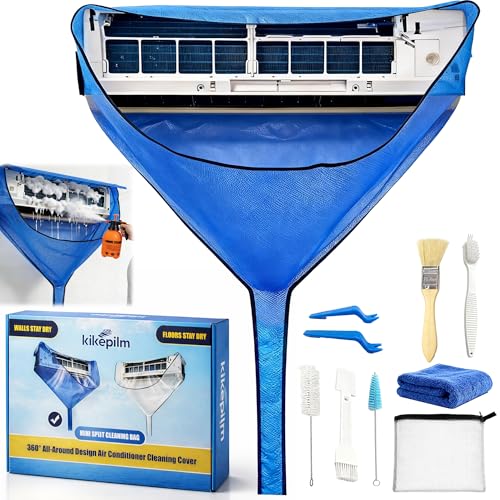 Kikepilm Split Air Conditioner Cleaning Kit, Blue, Extra Large